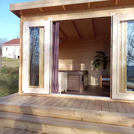 Lapausedegout Piscine Climatisees Jacuzzi Terrasse Konukevi Lachapelle-Auzac